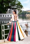 Multi Colour Navratri Special Pure Rayon Lehenga With Blouse Nnk1615